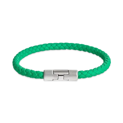 Hermes Puzzle H Bracelet "Mint/Palladium"