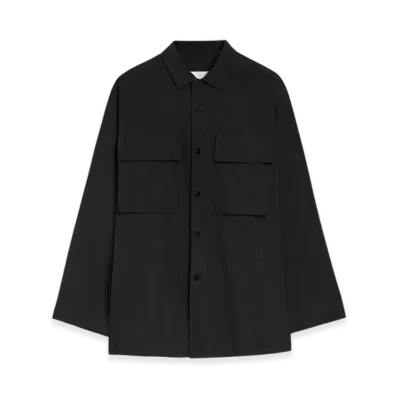 Jil Sander Cotton Poplin Shirt "Black"