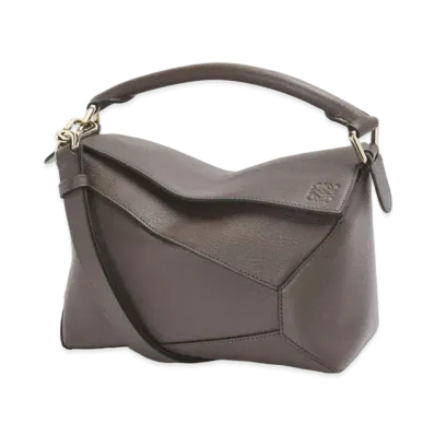 LOEWE Small Puzzle Edge Bag In Goatskin "Taupe"