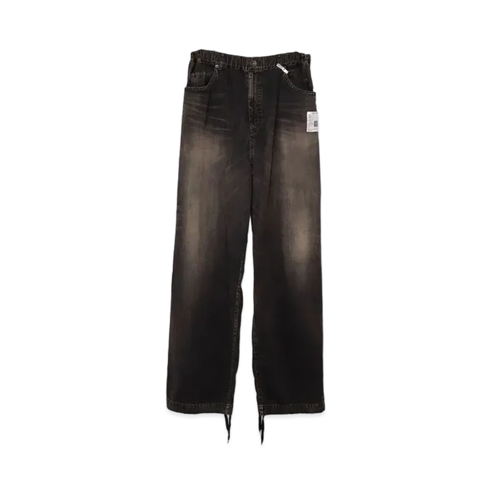 Maison MIHARA YASUHIRO Light Denim Wide Pants "Black"