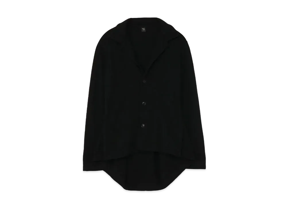 Yohji Yamamoto Y's PLAIN STITCH 3 BUTTONS JACKET "Black"