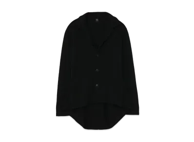 Yohji Yamamoto Y's PLAIN STITCH 3 BUTTONS JACKET "Black"