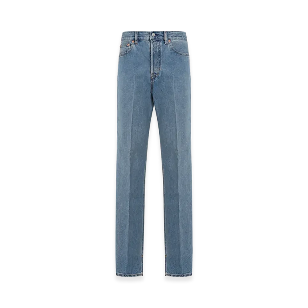 GUCCI Women's 'Gucci Rosso Ancora' Jeans "Blue"