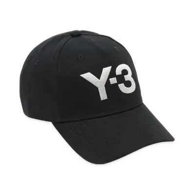 Y-3 Logo Cap "Black/White"