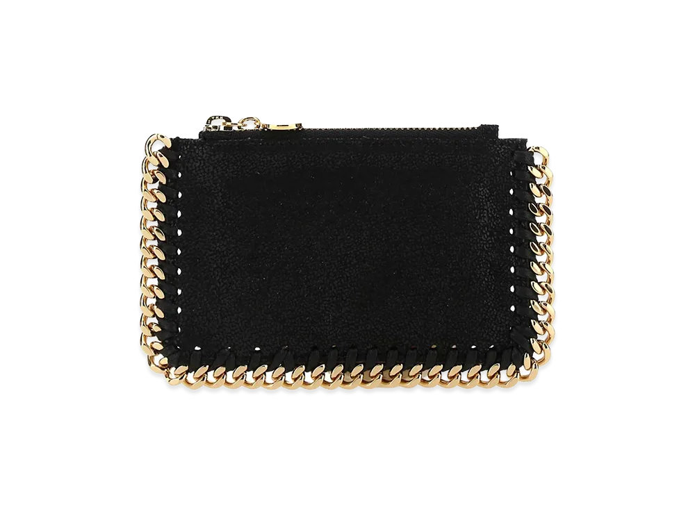 STELLA McCARTNEY Women's Shaggy Deer Falabella Card Holder "Black"