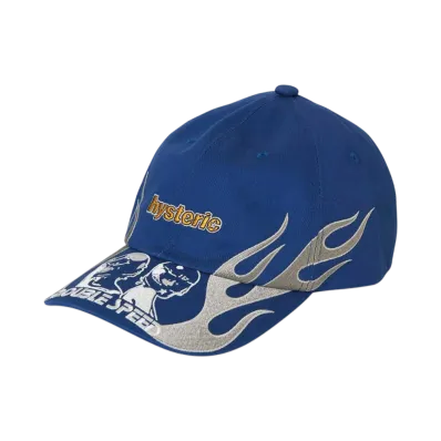 HYSTERIC GLAMOUR Double Speed Embroidery Cap "Navy"
