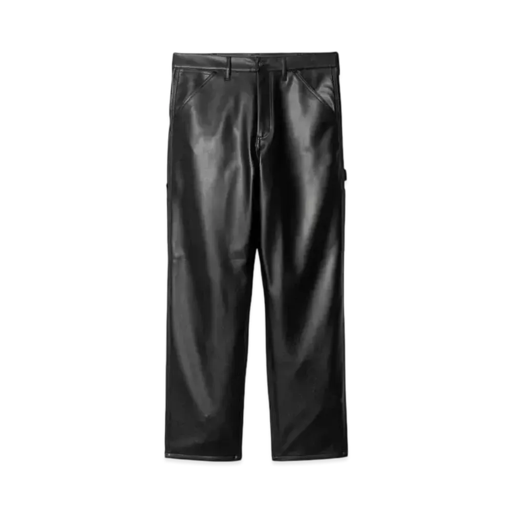 Carhartt WIP Single Knee Leather Pant "Black"