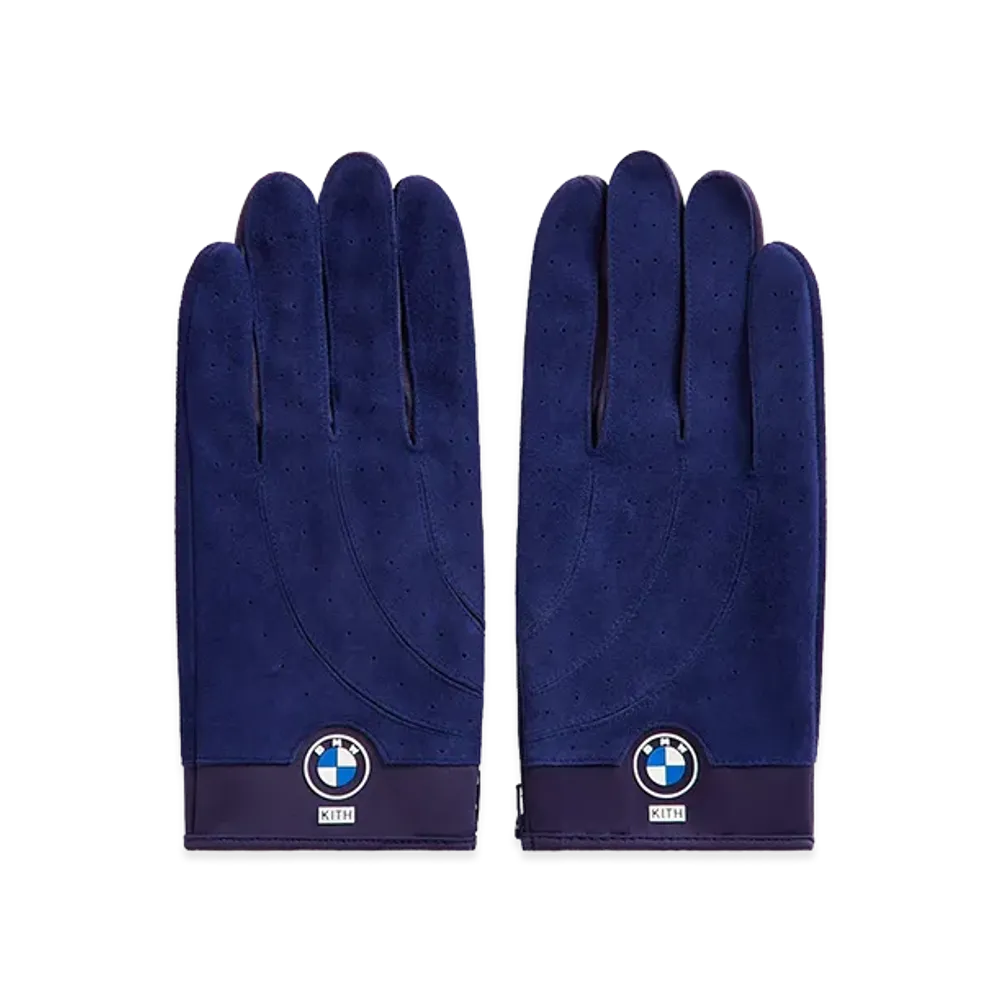 Kith x BMW Suede Driving Gloves "Techno Violet"
