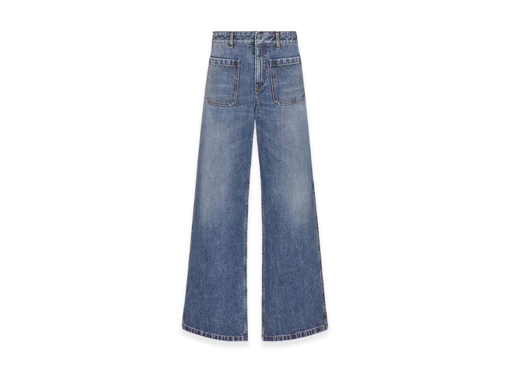 Dior Women's 8 Flared Jeans D04 "Blue"