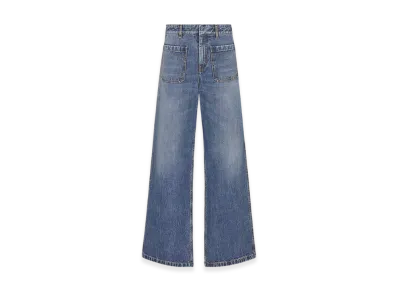 Dior Women's 8 Flared Jeans D04 "Blue"