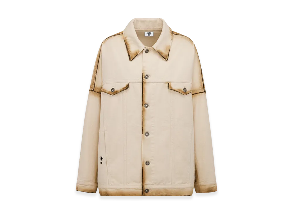 Dior Women's Oversized Jacket Cotton Denim "White"