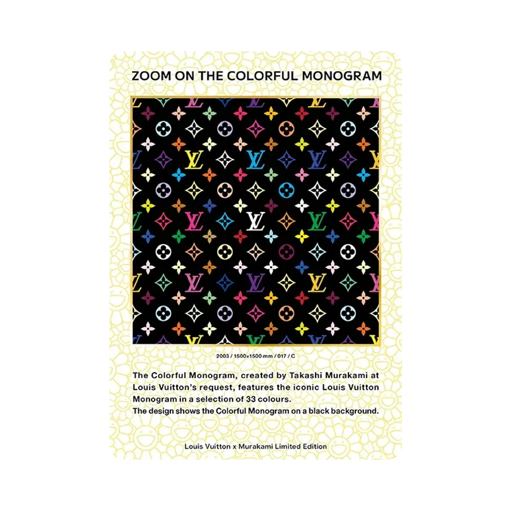 Zoom on the Colorful Monogram C [2003 / 017](Louis Vuitton x Takashi Murakami Trading Cards)