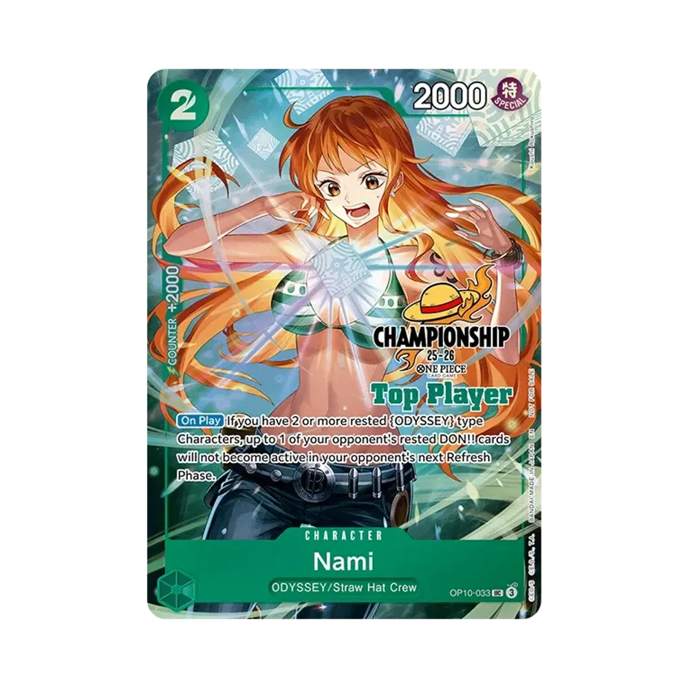 ナミ UC [OP10-033]【英語版】(プロモーションカード「チャンピオンシップ 25-26 トッププレイヤーパック」)
