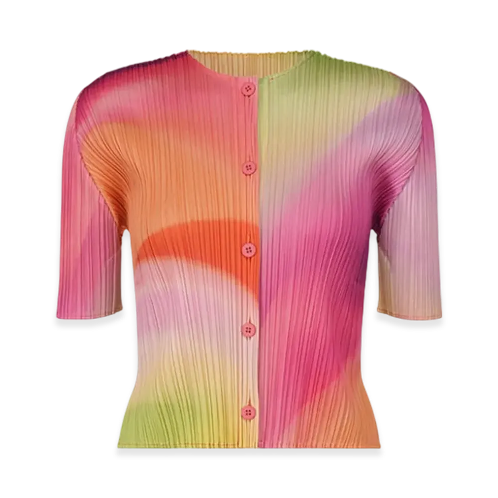 PLEATS PLEASE ISSEY MIYAKE Groove "Bright Pink"