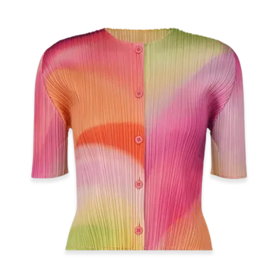 PLEATS PLEASE ISSEY MIYAKE Groove "Bright Pink"