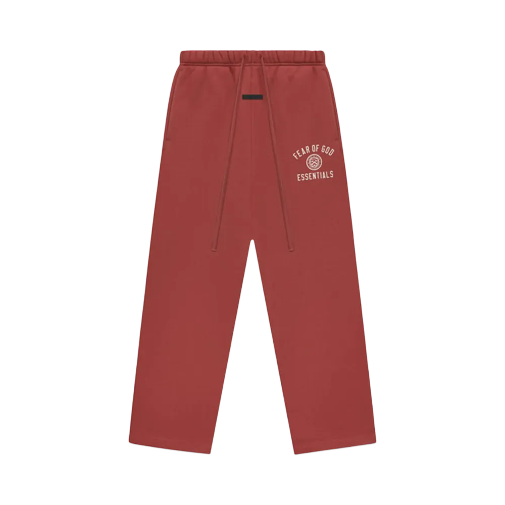 FEAR OF GOD Essentials Fleece Relaxed Sweatpant "Crimson"