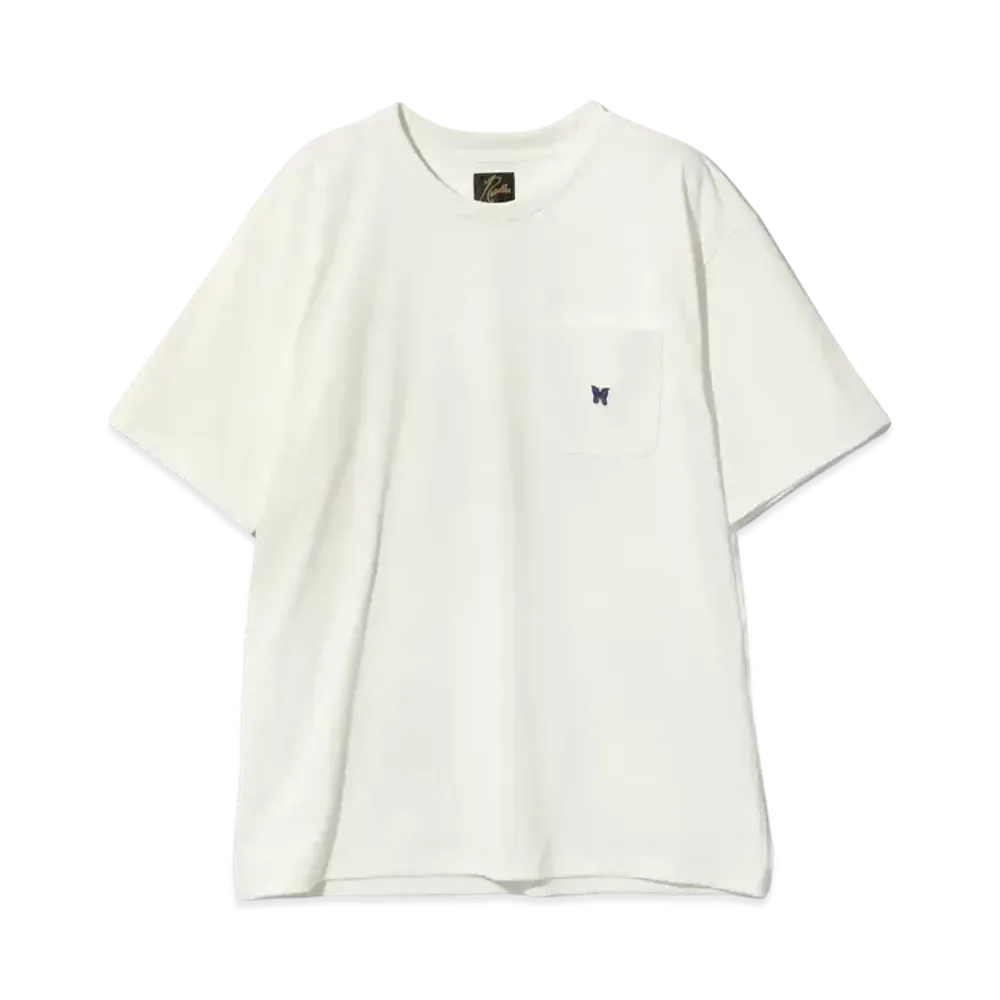 NEEDLES S/S Crew Neck T-Shirt Poly Jersey "White"