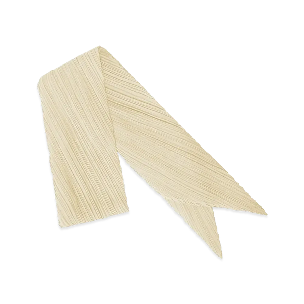 PLEATS PLEASE ISSEY MIYAKE Basic Scarf "Beige"