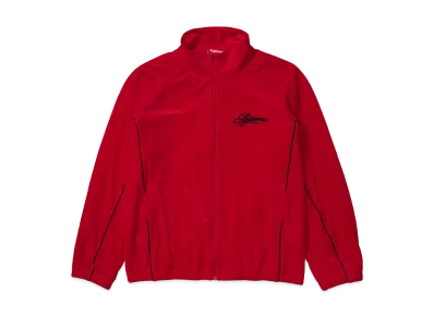 Supreme Velour Mesh Track Jacket "Red"