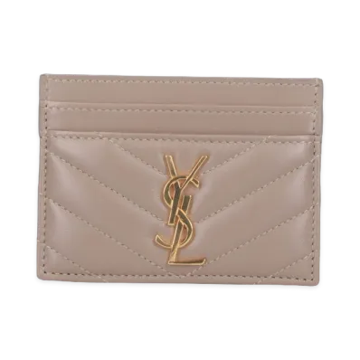 Saint Laurent Women's Wallets "Dusty Grey"