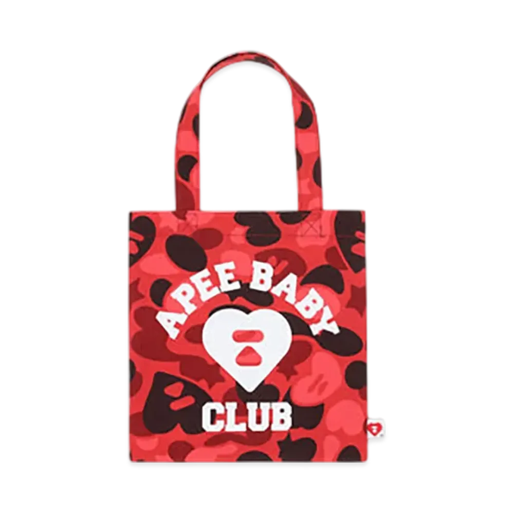 A BATHING APE APEE Apee Tote Bag #6 "Red"
