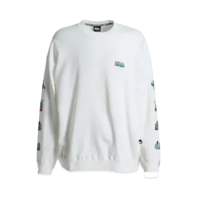 FIRST DOWN SOUVENIR CREW SWEAT "Off White"