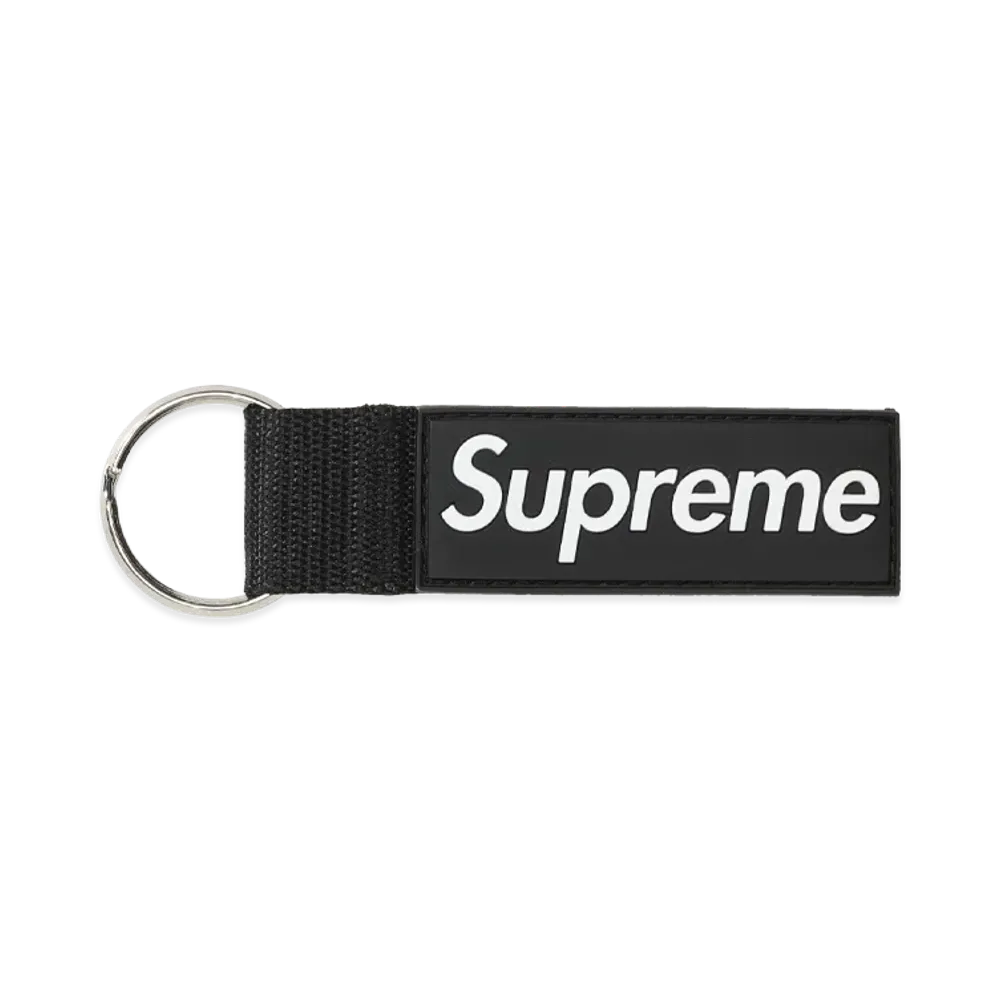 Supreme Webbing Keychain (26SS) "Black"