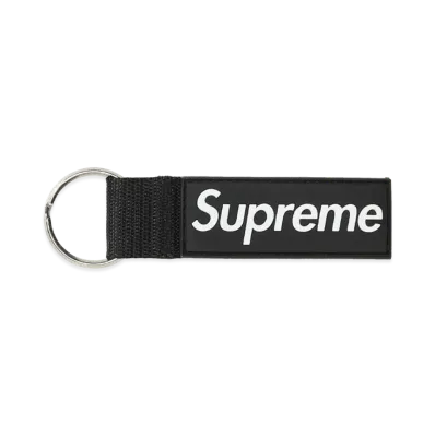 Supreme Webbing Keychain (26SS) "Black"