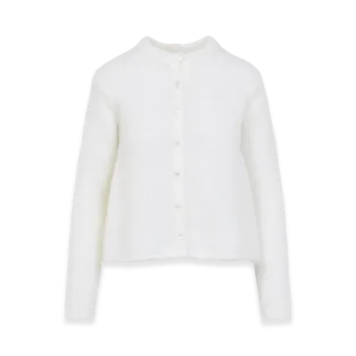 LOEWE Women's Mohair Blend Cardigan "White"