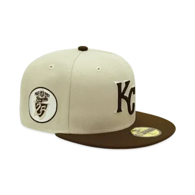 NEW ERA x THE CAP 'JAVA MILL' 59Fifty Kansas City Royals "Stone/Burntwood"