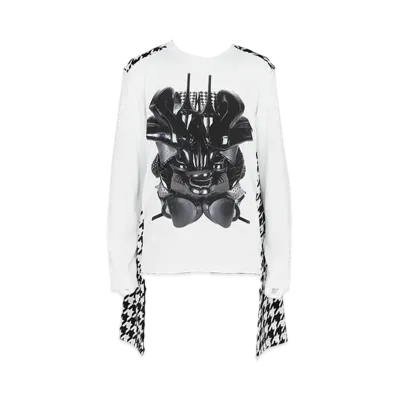 COMME des GARCONS HOMME PLUS Polyester L/S T-Shirt "White"