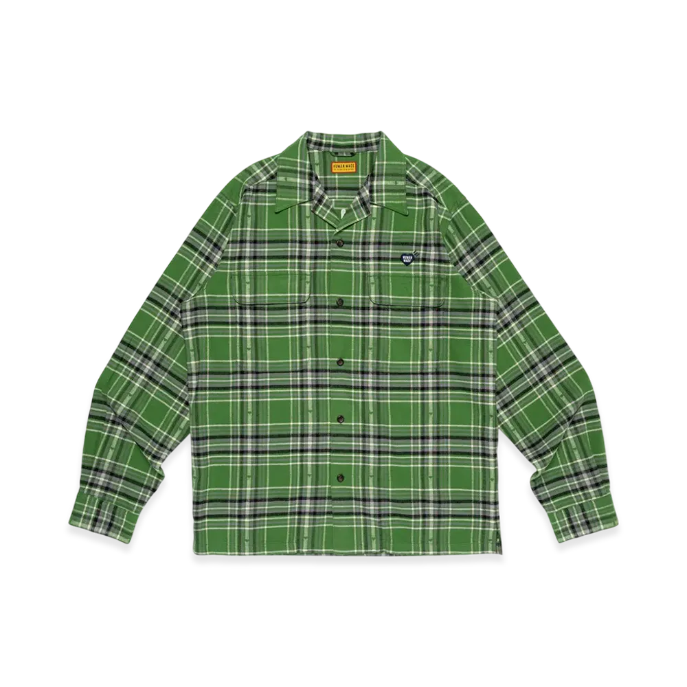 HUMAN MADE Flannel Check Shirt "Green"