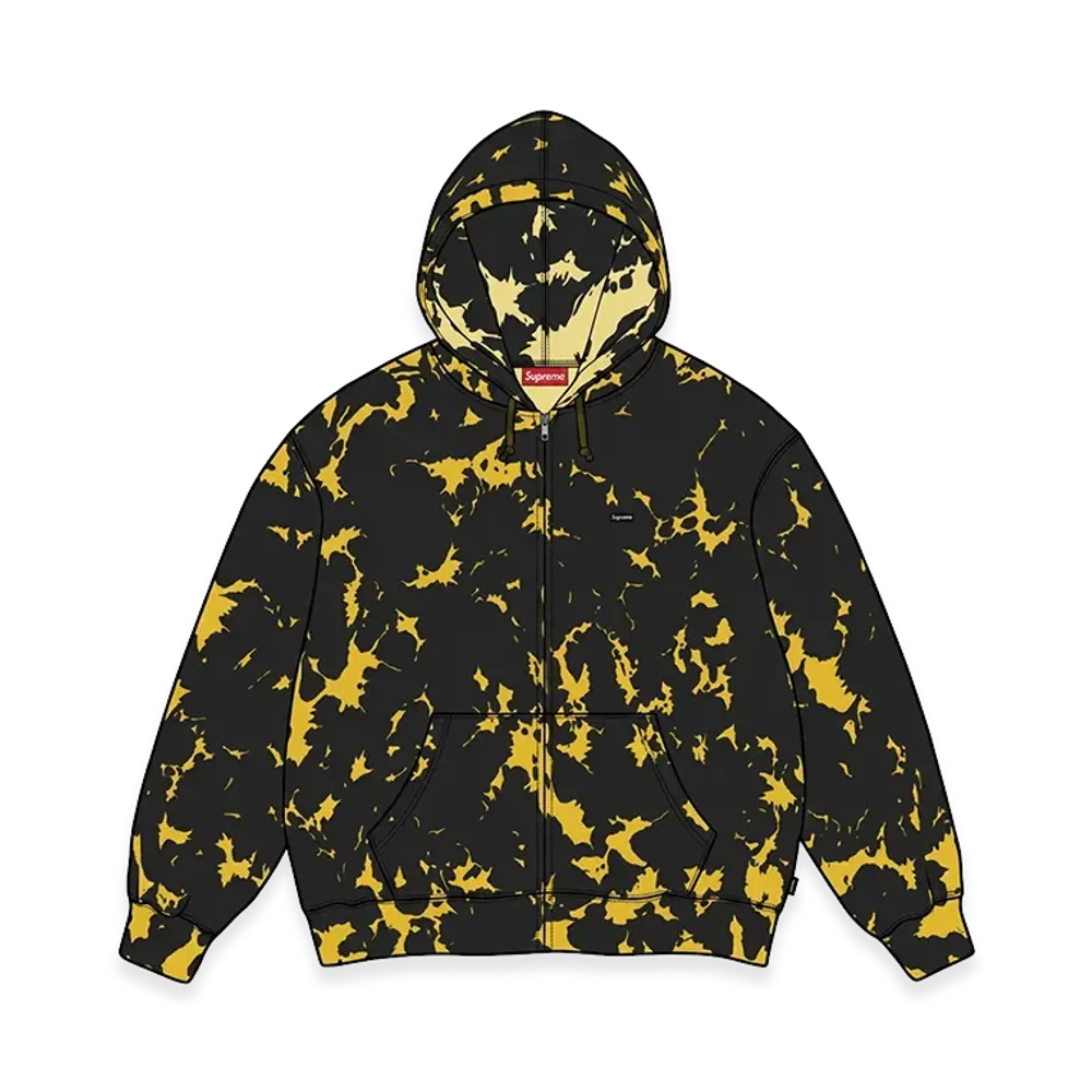 Supreme Small Box Zip Up Hooded Sweatshirt "Tie Dye" (26FW)