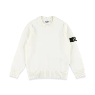 Stone Island Kids Sweaters "Beige"