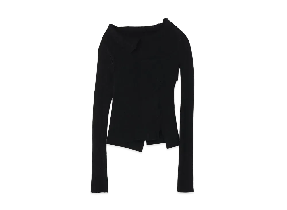 Yohji Yamamoto Y's MIX UP HAND STITCH PULLOVER A "Black"