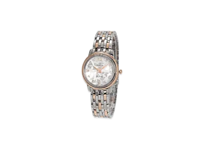 OMEGA Women's De Ville Prestige Butterfly 8P Diamond Quartz 27mm "Silver/Red Gold"