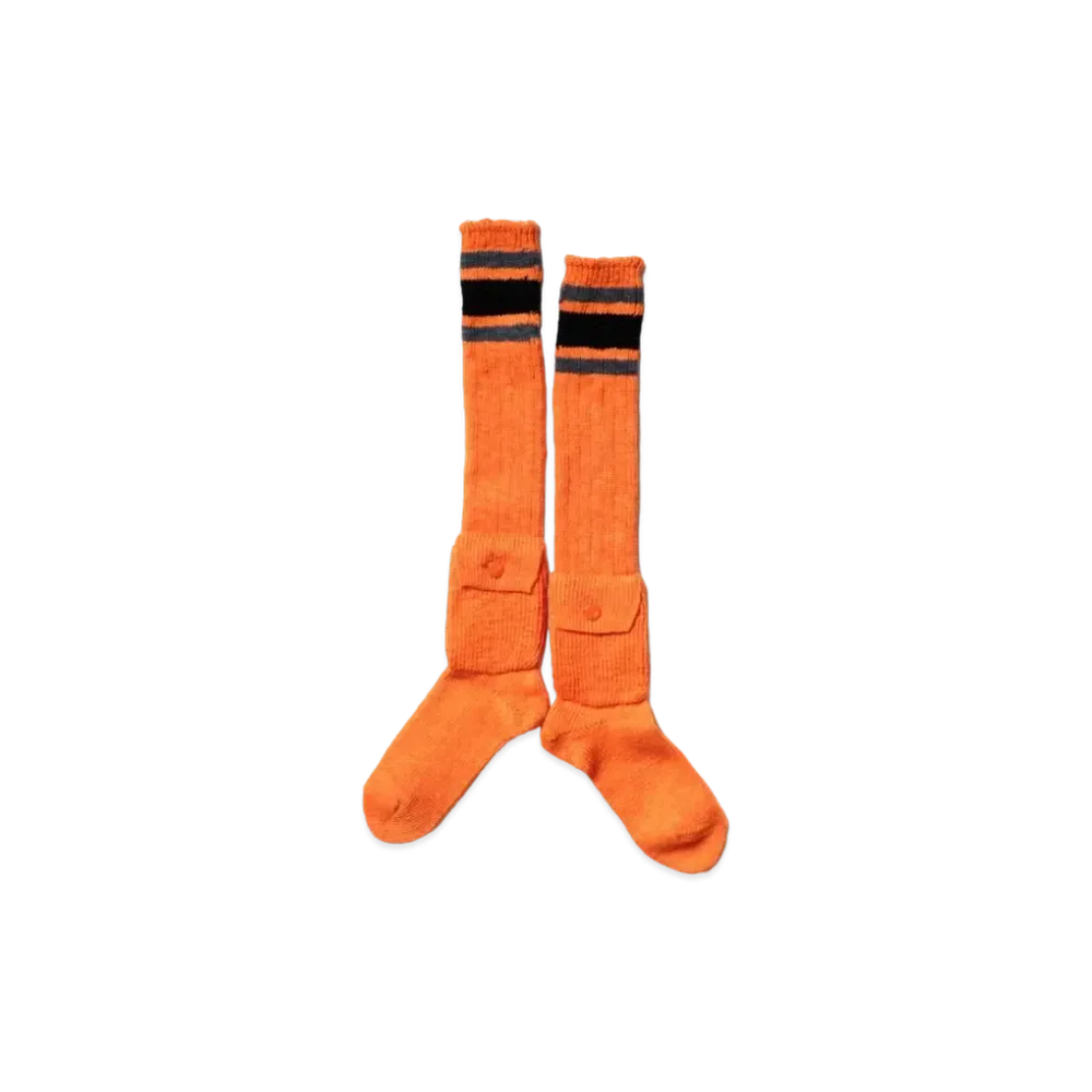 KAPITAL 56 Cotton Alpine Skaters Knee High "Orange"