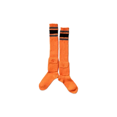 KAPITAL 56 Cotton Alpine Skaters Knee High "Orange"