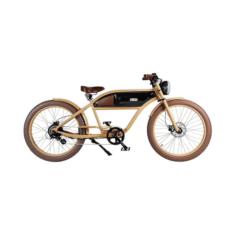 MICHAEL BLAST eBIKES GREASER Classic "BEIGE x BLACK"