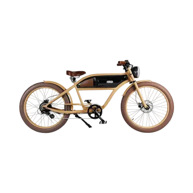 MICHAEL BLAST eBIKES GREASER Classic "BEIGE x BLACK"