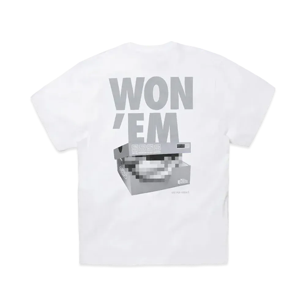 THE NETWORK BUSINESS WON'EM Tee "White × Grey" TNBC022-0018