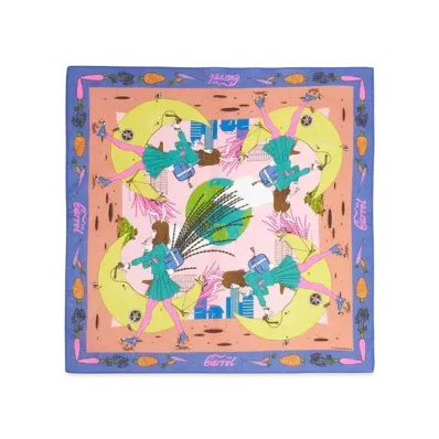 graniph x Yusuke Nakamura Moon Viewing Rabbit Cotton Handkerchief "Multi"