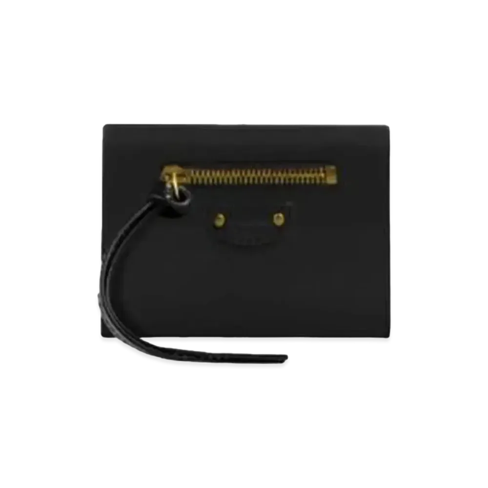 BALENCIAGA Women's Neo Classic Mini Wallet "Black"