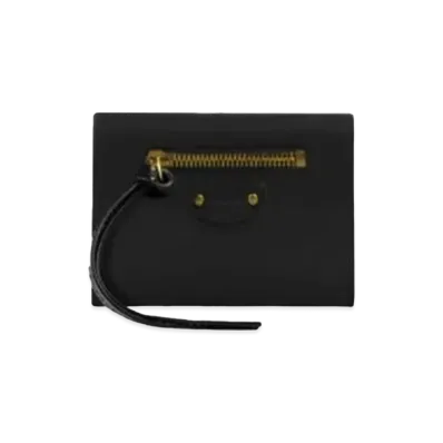 BALENCIAGA Women's Neo Classic Mini Wallet "Black"