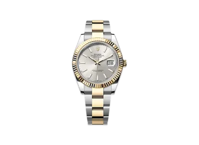 ROLEX Lady-Datejust Oystersteel & White Gold Diamonds "Grey"