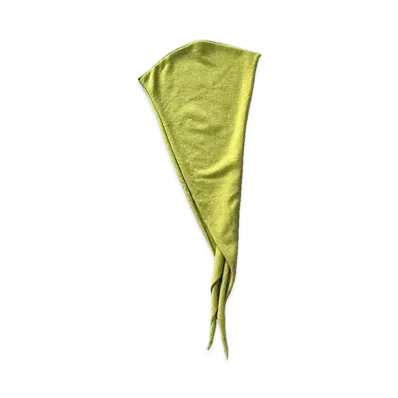 FUMIKA UCHIDA Cashmere Hooded Stole "Yellowgreen"
