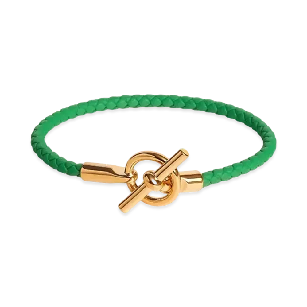Hermes Glenan Bracelet Swift "Gold/Bambou"