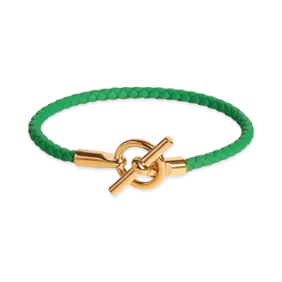 Hermes Glenan Bracelet Swift "Gold/Bambou"
