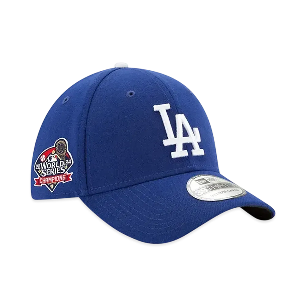 MLB Los Angeles Dodgers New Era 2024 World Series Champions Side Patch 39THIRTY "Royal"