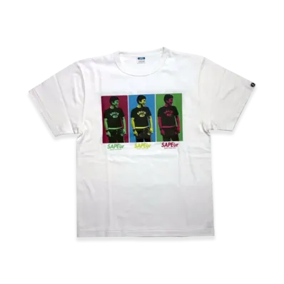 SAPEur x MASATOSHI HAMADA Youth Traffic Light S/S T-Shirt "White"